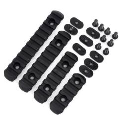 Rails de montage Mlock MOE polym&egrave;re MP Noir Pack de 4