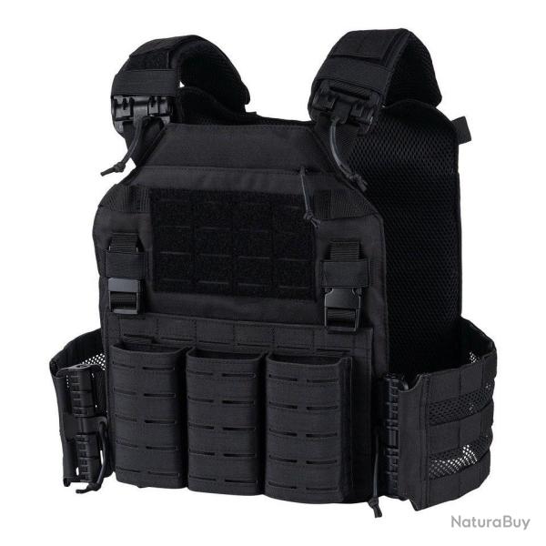 Veste Tacticque JPC QR Lasercut Noir - 101 INC