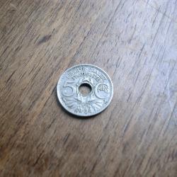 monnaie  5  centimes 1924
