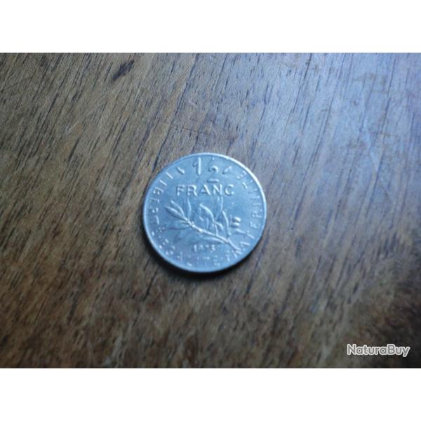 monnaie  50  centimes semeuse 1975