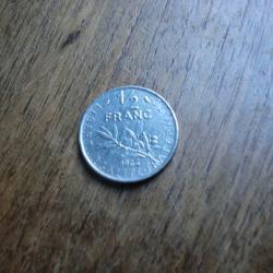 monnaie  50  centimes semeuse 1966