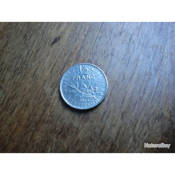 monnaie  50  centimes semeuse 1966