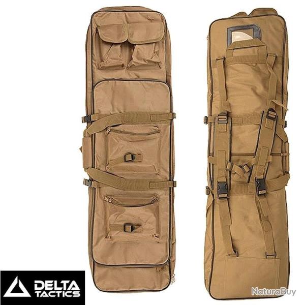 Housse de transport fusil 85 cm Delta Tactics tan multipoches