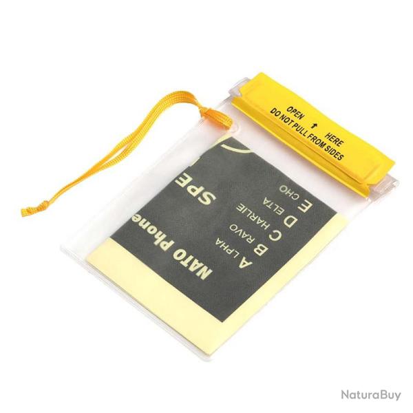 Pochette porte documents,�tanche, en PVC, petite