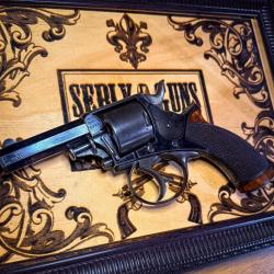 REVOLVER W. TRANTER "PATENT" cal. .380 - N&deg; 50119 - Tr&egrave;s rare - Superbe &eacute;tat / bronzage d'origine.