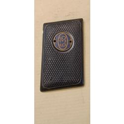 Pistolet walther mod. 9 : plaquette droite + logo (800)