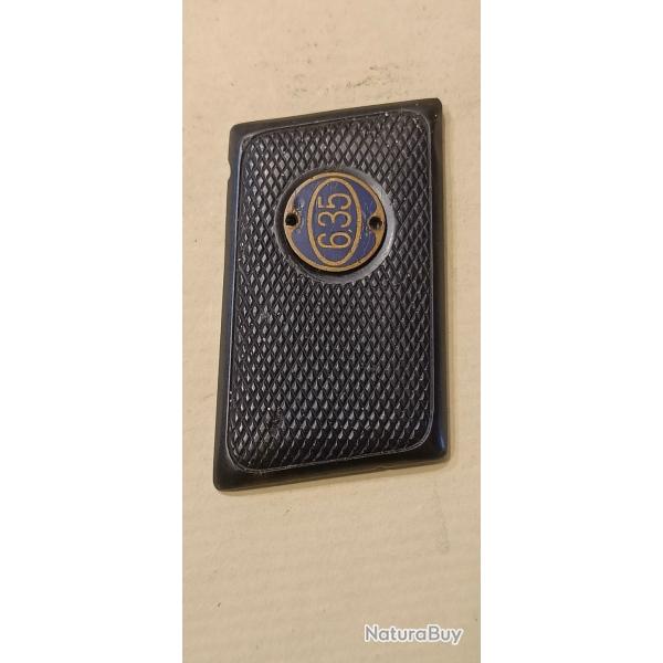 Pistolet walther mod. 9 : plaquette droite + logo (800)