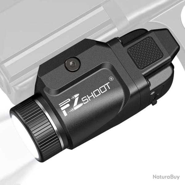 Lampe tactique rechargeable pour pistolet