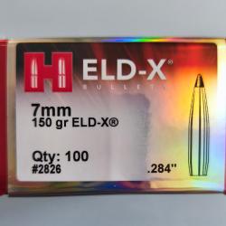 Hornady 150gr ELDX .284
