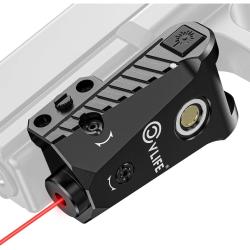 Viseur laser rouge CVLife - Charge magn&eacute;tique USB - Rail Picatinny