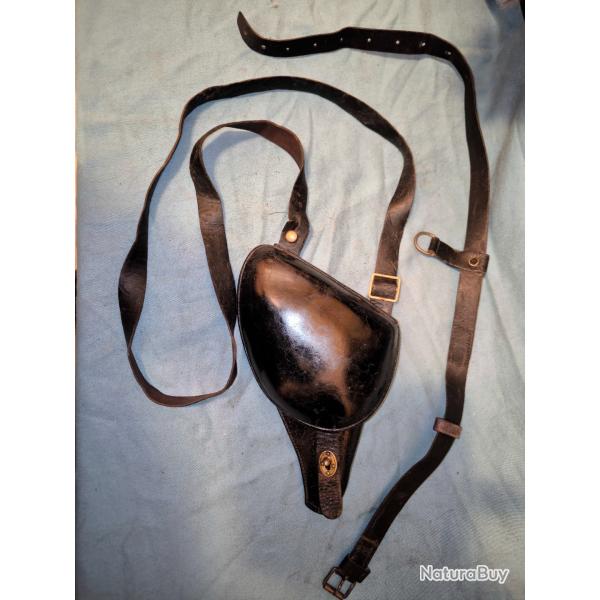 �tui jambon 1873 nominatif cuir noir bretelle et sa ceinture sp�ciale modifi�e terrain off ww1 1914
