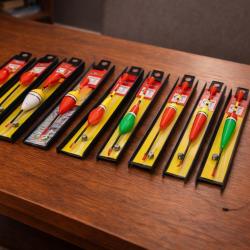 Lot p&ecirc;che 27 pi&egrave;ces - Flotteurs, plombs et hame&ccedil;ons - Truite et poissons blancs - Neuf