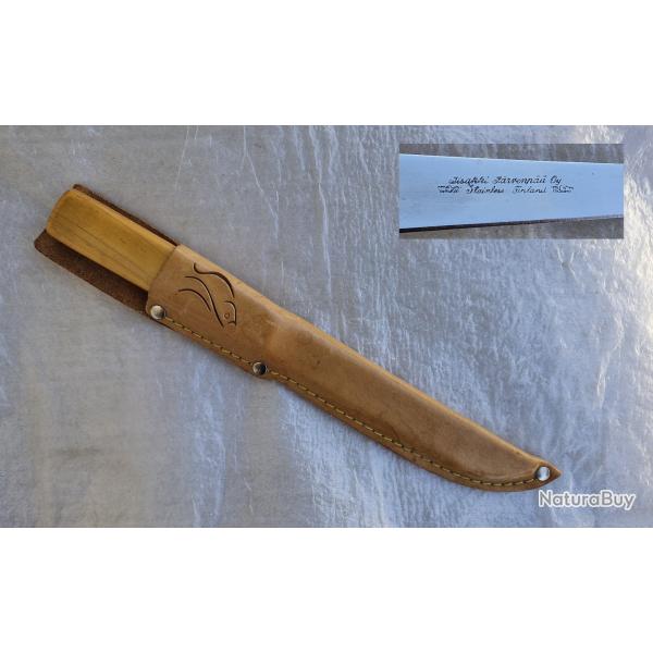 Couteau � fileter Finlandais Puukko Lisakki J�rvenp��