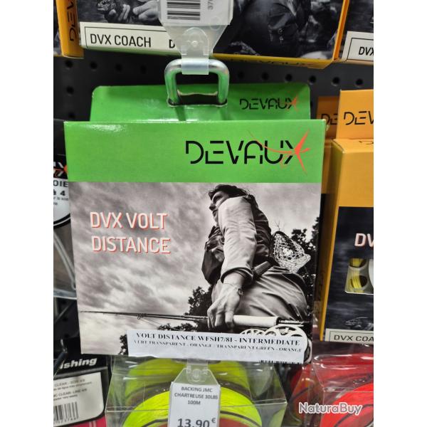 SOIE - DEVAUX - DVX VOLT DISTANCE - WFSH7/8I - (WF7/8 ) INTERMEDIAIRE - GREEN ORANGE
