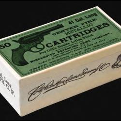 BO&Icirc;TE WINCHESTER VIDE 50 CARTOUCHES .41 LONG COLT POUR COLT 1877 "THUNDERER"-1880 (REPRODUCTION)