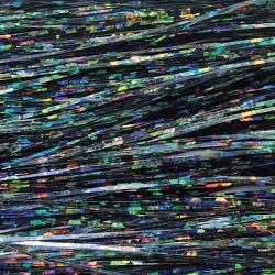 Flashabou holographique noir