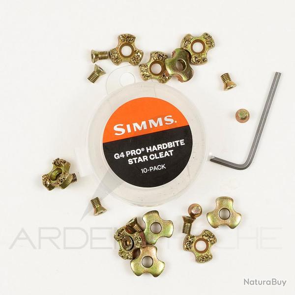 Clous SIMMS HARDBITE STAR sp�ciale G4 Pro X10