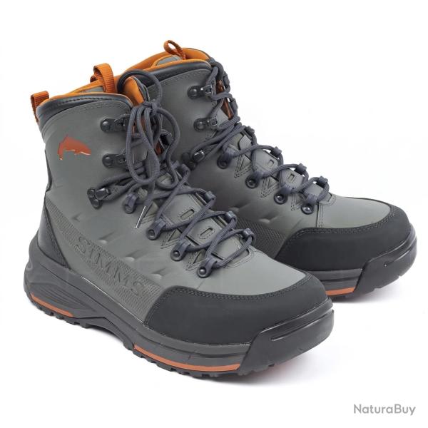 Chaussures de wading SIMMS Freestone Gunmetal caoutchouc 39 (6)