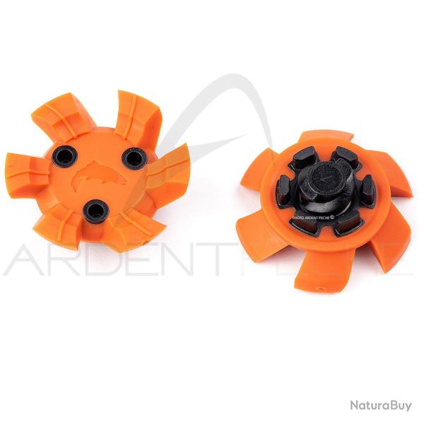 Clous SIMMS G4 Pro Powerlock Cleats TPR Orange