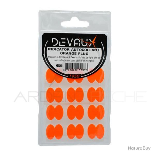 Indicateur de touche DEVAUX adh�sif orange fluo