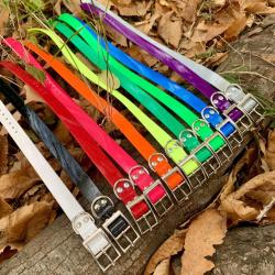 PROMO Collier chien sangle polyurethane extrude 45cm x 1,9cm x 0,26 cm, Rose