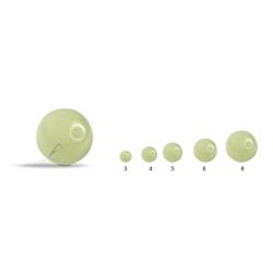 Perle plastique phospho rondes &Oslash; 3mm