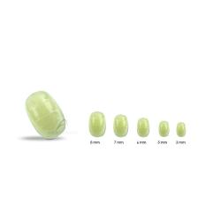 Perle plastique phospho ovale &Oslash; 3mm