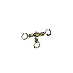 Emerillon triple pater noster FLASHMER n&deg;2/0 (34mm)