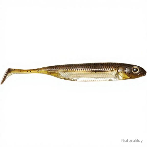 Leurre souple FISH ARROW Flash-J Shad 2 01 Green pumpkin/Silver