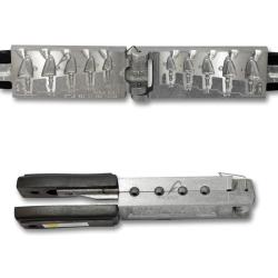 Moule &agrave; plombs tete shad 3329