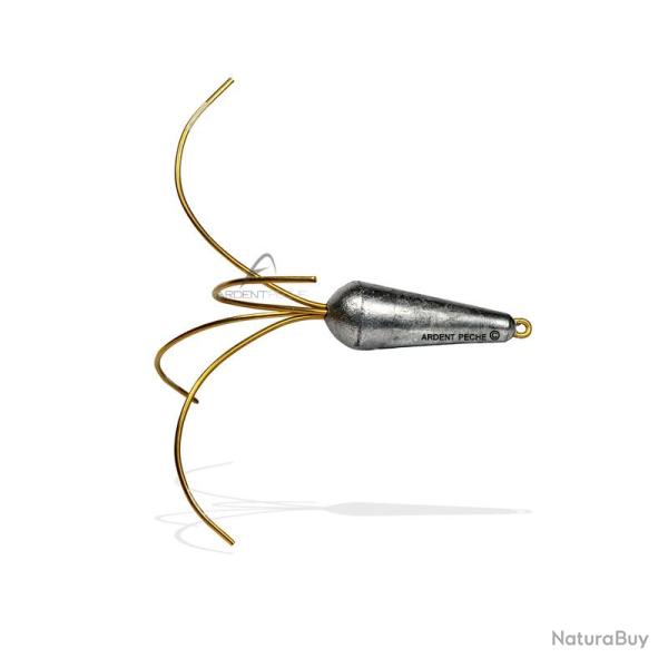 LEMER Plomb grappin branche laiton x1 80g