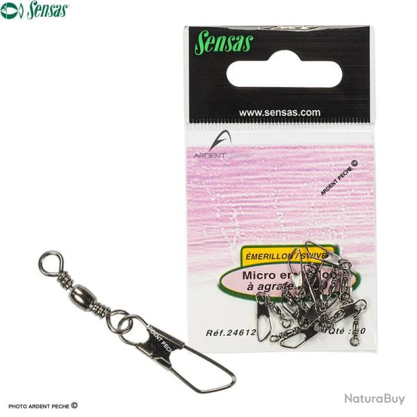 Micro emerillon SENSAS � agrafe n�20