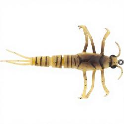 Leurre souple SAVAGE GEAR 3D TPE Mayfly nymph 05 Yellow belly