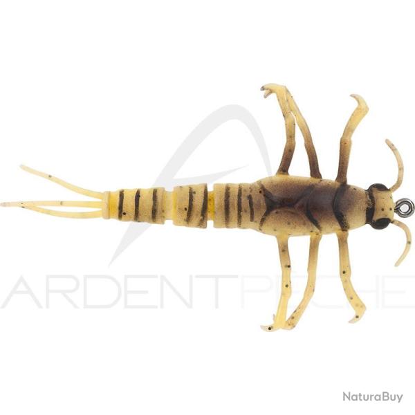 Leurre souple SAVAGE GEAR 3D TPE Mayfly nymph 05 Yellow belly