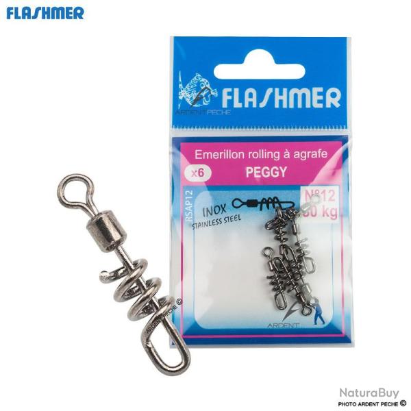 Emerillon rolling a agrafe FLASHMER Peggy n�12