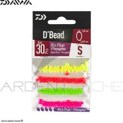 Perles DAIWA Combo perles riz fluo - phospho S