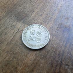 monnaie quarter rupee  1964