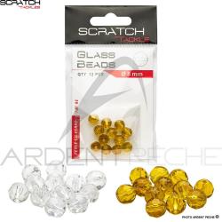 Perles en verre SCRATCH TACKLE Glass bead Rouge &Oslash; 6mm