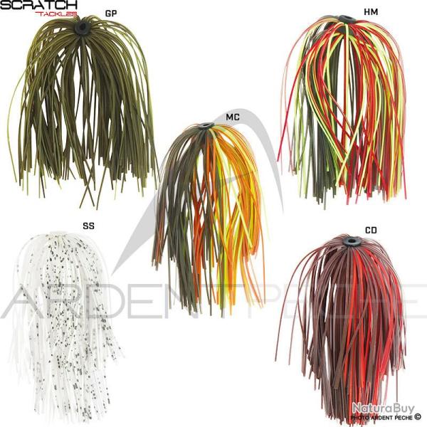 SCRATCH TACKLE Jupe silicone umbrella MC Missouri craw