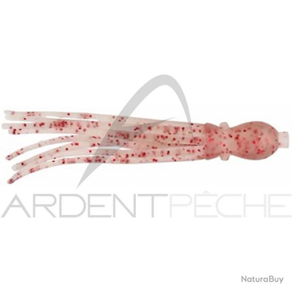 Leurre souple NIKKO Octopus 3.5 UV Red glitter