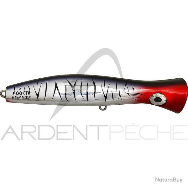 Poisson nageur HALCO Roosta popper 135 R49 Chrome tiger