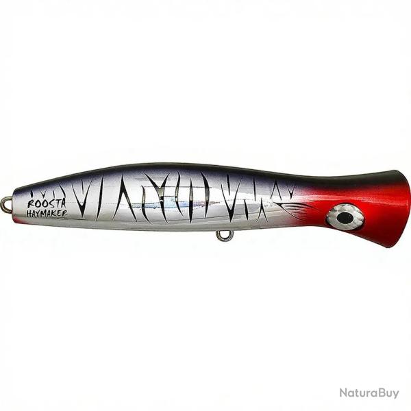 Poisson nageur HALCO Roosta popper 135 R49 Chrome tiger