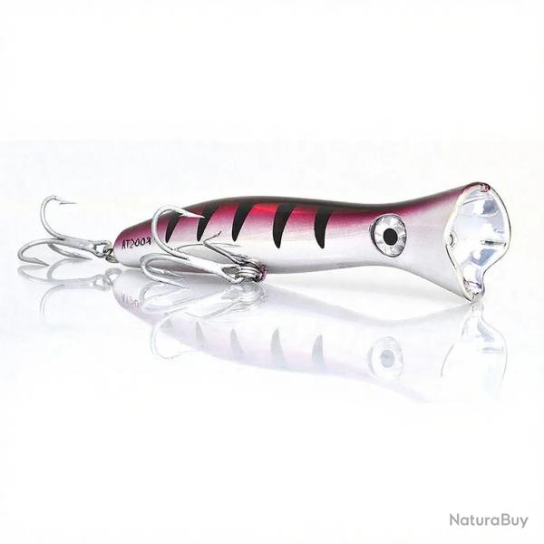 Poisson nageur HALCO Roosta popper 160 R15 Chrome pink