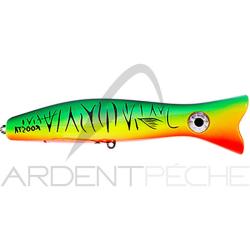 Poisson nageur HALCO Roosta popper 80 H52 Fluoro green