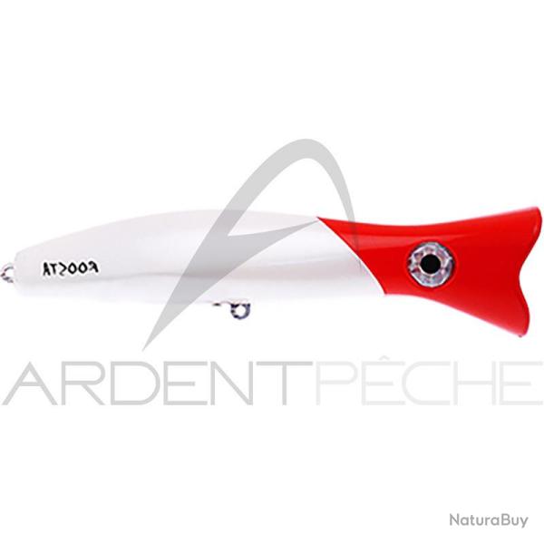Poisson nageur HALCO Roosta popper 80 H53 White redhea