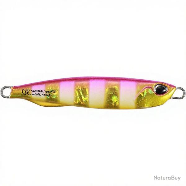 Jig DUO Drag metal cast slim 80g PJA0045 Pink gold zebra glow