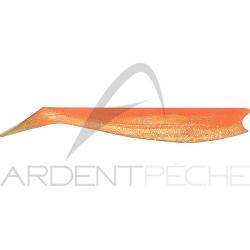 Leurre souple ULTIMATE FISHING Twinshad 130 x1 Orange gold