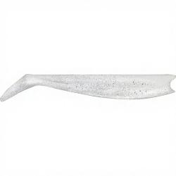 Leurre souple ULTIMATE FISHING Twinshad 130 x1 Pearl white silver glitter