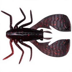 Leurre souple MEGABASS Fuwabug 2.5 Black black clear red