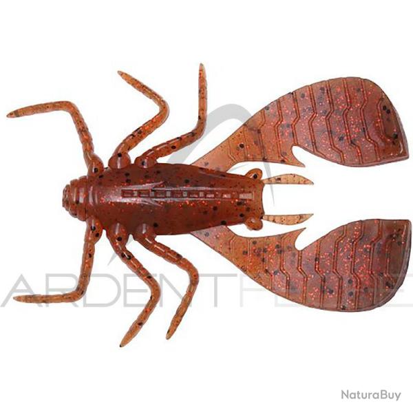 Leurre souple MEGABASS Fuwabug 2.5 Ebimiso red flake